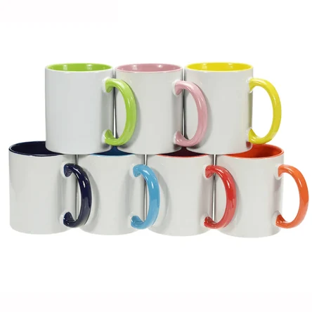 Печать на кружке с цветной ручкой